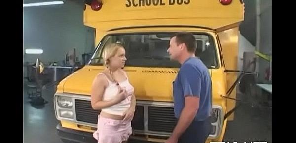  Teacher bangs girls tight booty